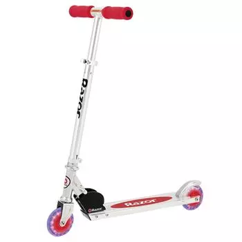 Razor Самокат A125 A Light Up, красный