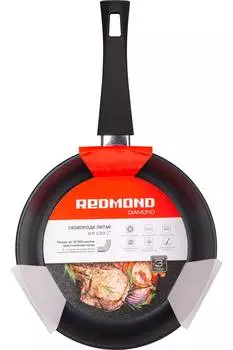 REDMOND Сковорода индукционная Diamond 24 см с ручкой soft-touch, RFP-A2409I