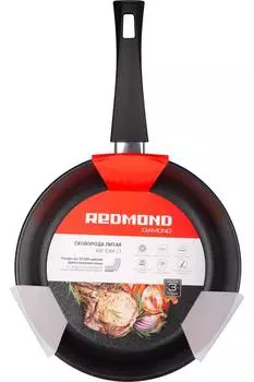 REDMOND Сковорода индукционная Diamond 26 см с ручкой soft-touch, RFP-A2611I
