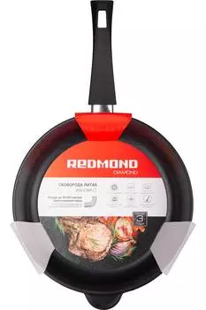 REDMOND Сковорода индукционная Diamond 28 см с ручкой soft-touch, RFP-A2811I