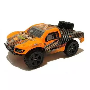 Remo Hobby Радиоуправляемый шорт-корс Rocket Brushless, 1/16, оранжевый