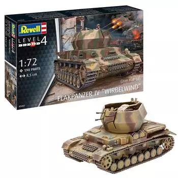Revell Сборная модель германская зенитная самоходная установка «Wirbelwind», 1:72