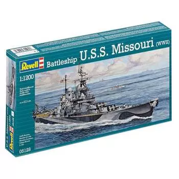 Revell Сборная модель Корабль военный U. S. S. Missouri 2-я МВ, 1:1200
