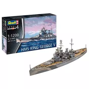 Revell Сборная модель линкор HMS King George V, 1:1200