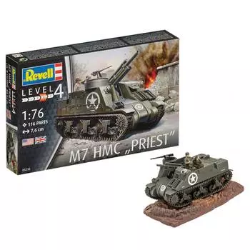 Revell Сборная модель самоходная гаубица M7 HMC «Priest», 1:76