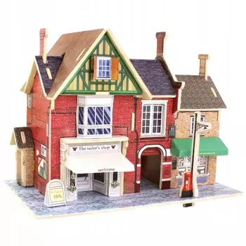 Rezark 3D Пазл Серия Домики Британии "Бутик", 30 элементов