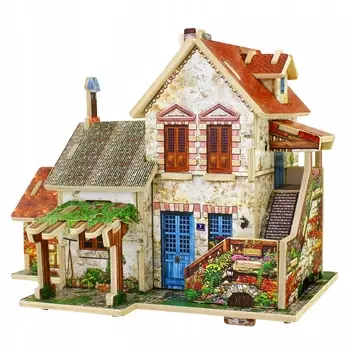 Rezark 3D Пазл Серия Домики Франции "Ферма", 44 элемента