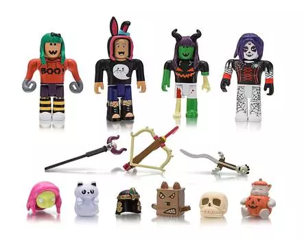 Roblox набор фигурок "Роблокс Комбинируй и подбирай: Ночь Беды - Mix &amp; Match Set Mischief Night W4" 8 см ROG0126