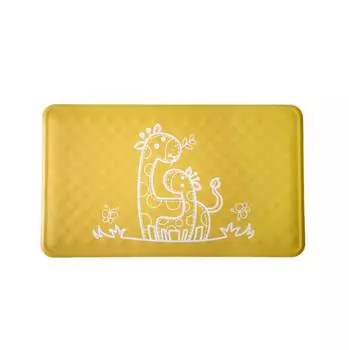 Roxy-kids Антискользящий резиновый коврик для ванны, желтый