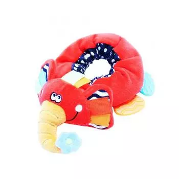 Roxy-kids Погремушка на ногу с прорезывателем Слоненок "Элли"