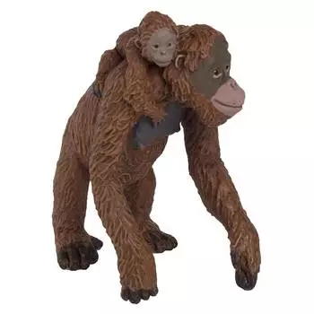 Safari Ltd. Фигурка обезьяны "Орангутан с малышом"