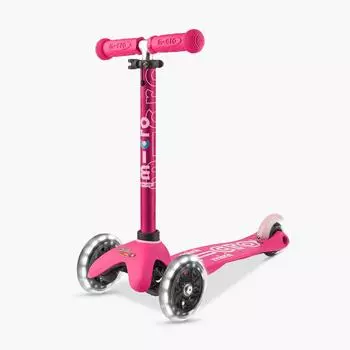 Самокат Mini Micro Deluxe, Розовый LED