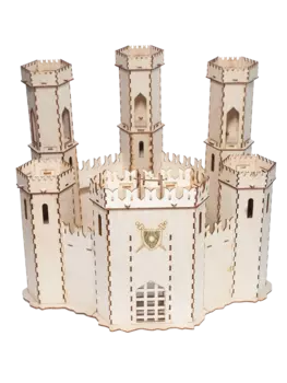 Сборная деревянная модель БОЛЬШОЙ СЛОН Д-004 Крепость Крестоносцев