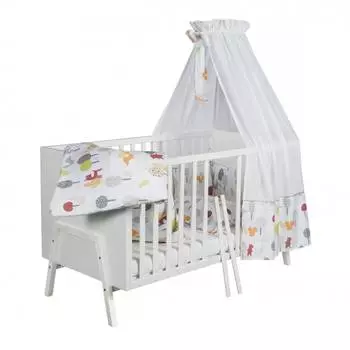 Schardt Детская кровать-трансформер Holly White, 70x140 см, белая