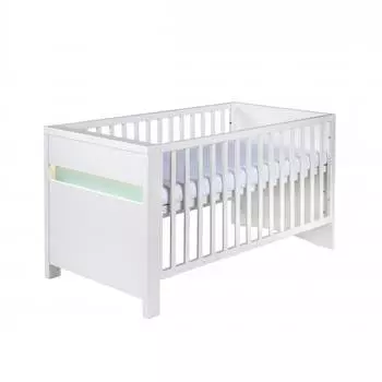 Schardt Детская кровать-трансформер Planet Turkis, 70x140 см, белая/бирюзовая