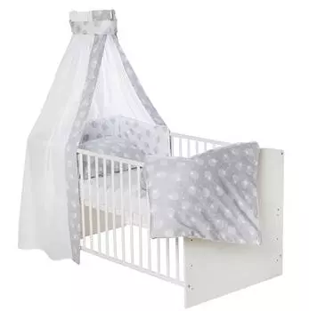 Schardt Комплект постельного белья Little Sheep, 4 предмета, серый