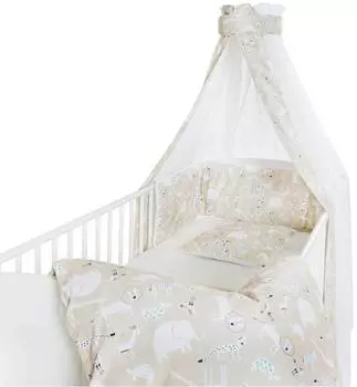 Schardt Комплект постельного белья Tattoo, 4 предмета, бежевый