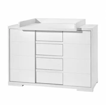 Schardt Пеленальный комод Maxx White, белый