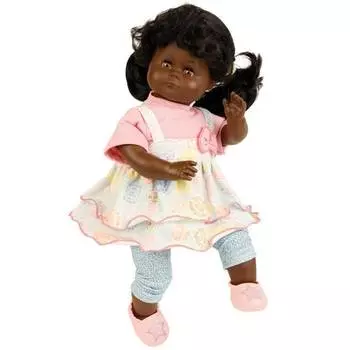 Schildkroet Кукла мягконабивная "Санни темнокожая", 37 см