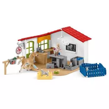 Schleich Игровой набор "Ветеринарная клиника с домашними животными"