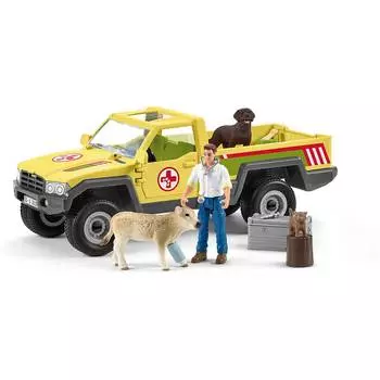 Schleich Игровой набор "Визит ветеринара на ферму"