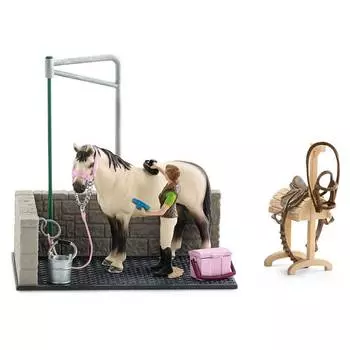 Schleich Набор для мойки лошадей 42104