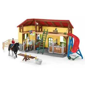 Schleich Набор Конюшня, 25 предметов