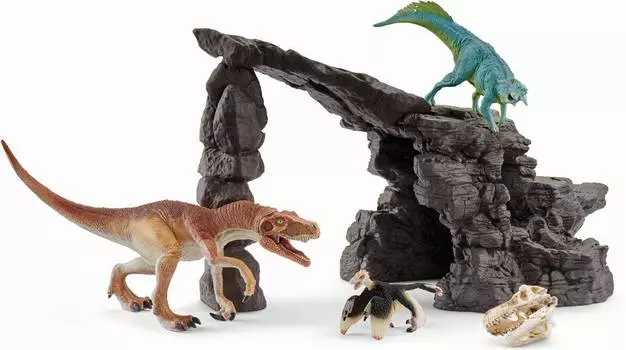 SCHLEICH "Набор Пещера динозавров" - игровой набор фигурок
