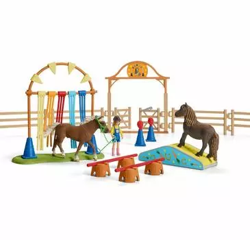 Schleich Спортивная тренировка для пони