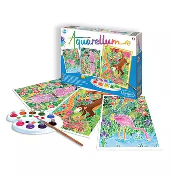 SentoSphere Акварельная раскраска "Книга джунглей"