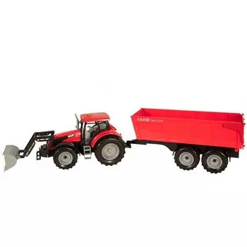 SHANTOU YISHENG Трактор с прицепом, красный