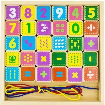 Aalatoys Шнуровка Цифры