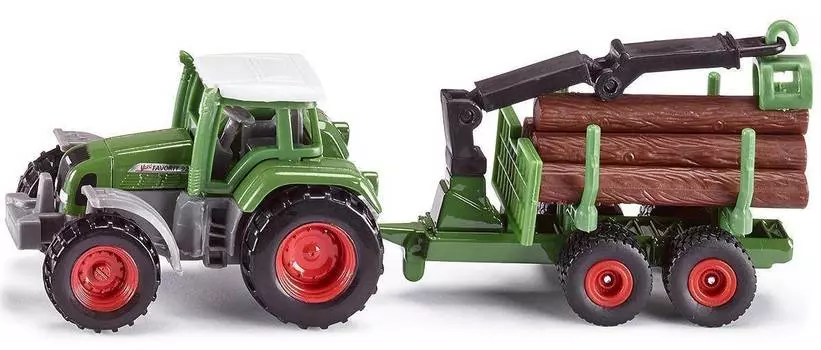 SIKU Трактор с прицепом для бревен