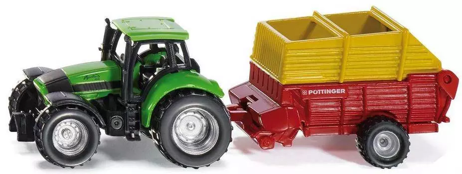 SIKU Трактор с прицепом Poettinger