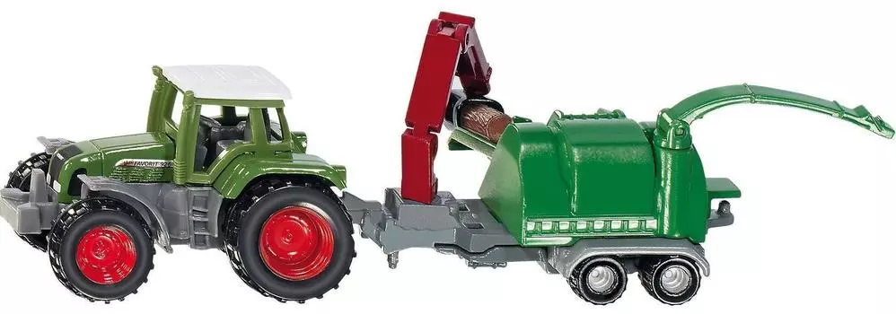 SIKU Трактор с щеподробилкой