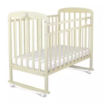 SKV company Детская кровать-качалка "Берёзка", бежевый