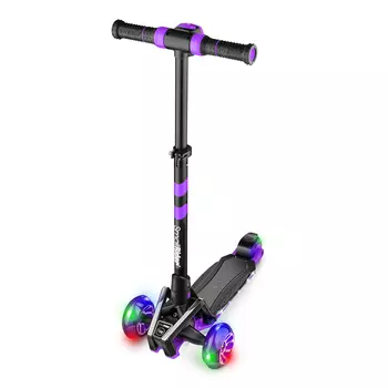 Small Rider Самокат Premium Pro 2 с ревом мотора и подсветкой, фиолетовый