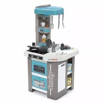 Smoby Кухня электронная Tefal Studio, пузырьки, 28 аксессуаров