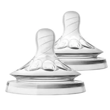 Соска Philips Avent Natural силикон, средний поток, 3 мес.+, 2 шт.