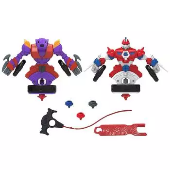 Spin Racers Набор волчков-трансформеров "Неудержимый и Таран", 2в1