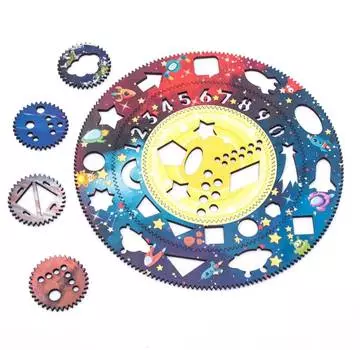 WoodlandToys Спирограф для рисования Космос