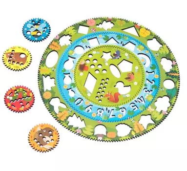 Спирограф для рисования WOODLAND, Лес