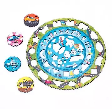 Спирограф для рисования WOODLAND, Транспорт