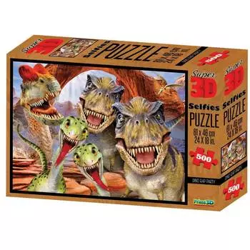 Стерео пазл PRIME 3D 10132 Дино селфи