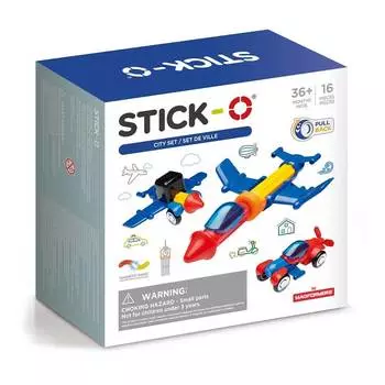 STICK-O Конструктор магнитный City Set, 902003