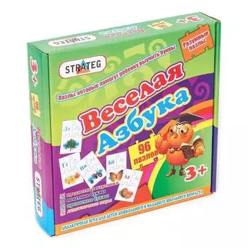 STRATEG Пазл "Весёлая Азбука", 96 деталей