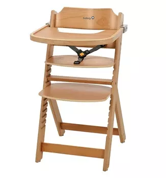 Стульчик для кормления Safety 1st Timba with Tray, (без мягкого вкладыша) цвет Natural Wood