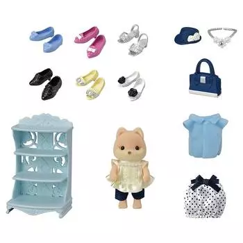 Sylvanian Families Игровой набор "Карамельная собачка модница и ее гардероб"