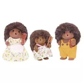 Sylvanian Families Набор "Семья Ежиков", 3 фигурки