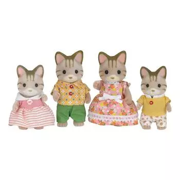 Sylvanian Families набор "Семья Полосатых Кошек"